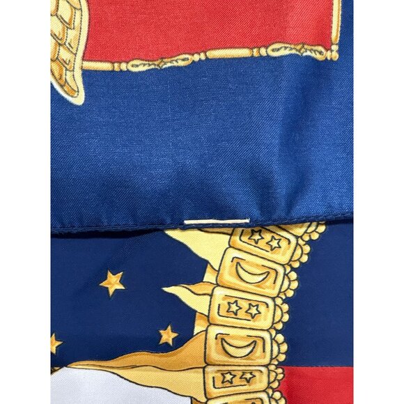 Vintage Celestial Silk Scarf Astronomical Sun Star Design Luxury Accessory Headw - Picture 5 of 5